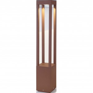 AGRA LED Lámpara baliza marrón óxido luz cálida h.650mm