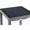 SAURA LED Baliza solar gris oscuro