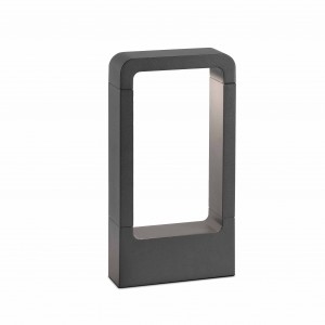 DAS LED Lámpara baliza gris oscuro h 30cm