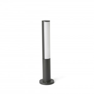 BERET-1 LED Lámpara baliza gris oscuro h 50cm