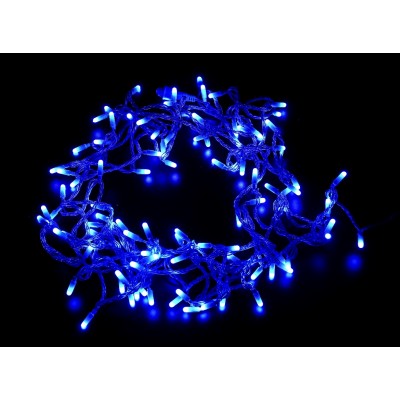 GUIRNALDA 100 LEDS PARA INTERIOR AZUL