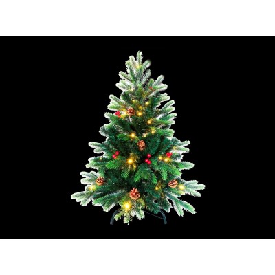 ÁRBOL DE NAVIDAD DECORACIÓN - 45 LEDS - ALTURA 90 CM . ANCHURA MÁX 64 CM