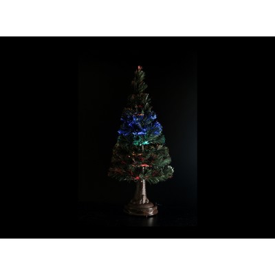 ÁRBOL LED FIBRA ÓPTICA CON EFECTOS, ROJO-AZUL 180 cm de altura 