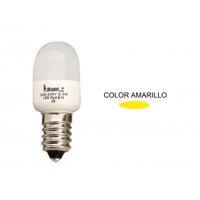 LÁMPARA PEBETERA MINI LED COLORES , AMARILLA