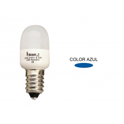 LÁMPARA PEBETERA MINI LED COLORES , AZUL