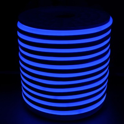 Tiras Neón flex silicona 10*17mm Azul (por metro)