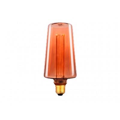 LAMPARA LED DECO AMBAR E27 4W 1800K 360º 230V