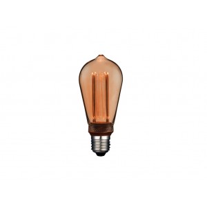 LAMPARA LED DECO EDISON E27 4W 1800K 360º 230V