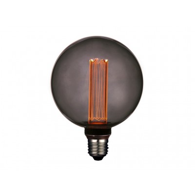 LAMPARA LED DECO GLOBO G125 SMOKY E27 4W 1800K 360º 230V