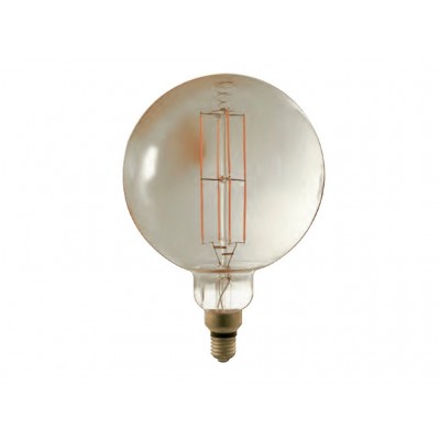 LAMPARA DECORATIVA LED VINTAGE SMOKY MAXI E27 8W 1800K 360º 230V