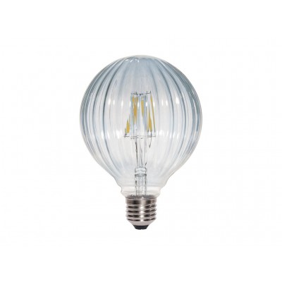 LAMPARA DECORATIVA FILAMENTO LED GLOBO CLARA E27 6W 2700K 360º 230V