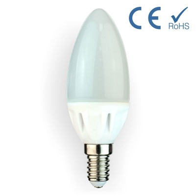 Bombilla vela E-14P 4 W 230 V 4500k (blanco neutro)