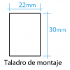 Interruptor doble tecla blanca 16 Amp 250V